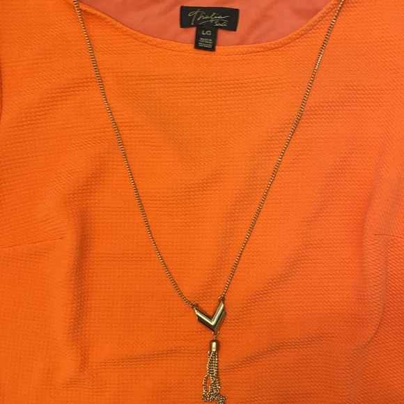 Thalía women’s blouse deep sea coral - Picture 7 of 7